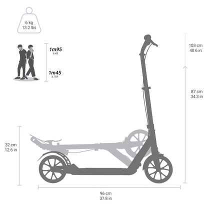 Trottinette adulte Urban Ride XL